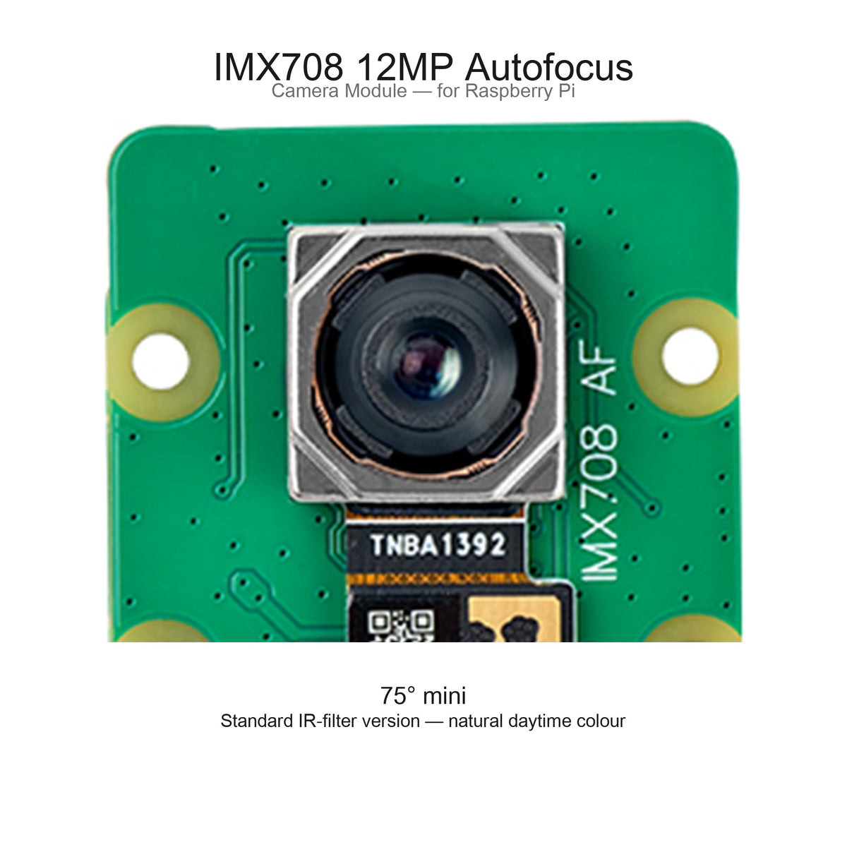 Módulo de câmera CSI IMX708 12MP – Autofoco