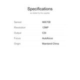 Módulo de câmera CSI IMX708 12MP – Autofoco