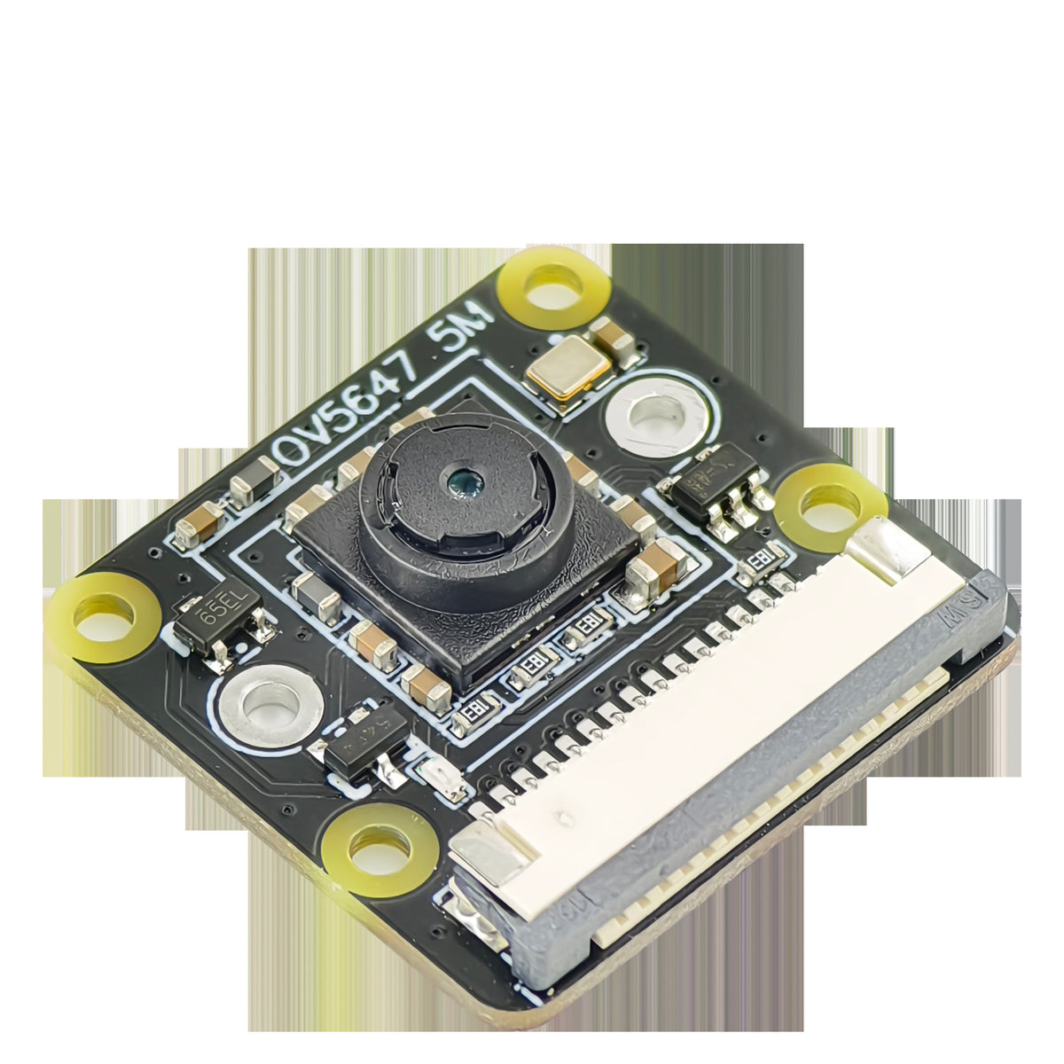 Módulo de câmera CSI OV5647 5MP para Raspberry Pi 4B/5B – 1080p 30 fps, grande angular 150°, cabo FPC plug-and-play – IA, segurança e robótica
