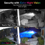 WYZE Cam Pan v3, Câmera de segurança Wi-Fi inteligente para casa, interna/externa com classificação IP65, 1080p, panorâmica/inclinação/zoom, com visão noturna colorida, áudio bidirecional, compatível com Alexa e Google Assistant