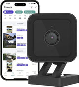 Wyze Cam v3 1080p HD Câmera de vídeo interna/externa para segurança, animais de estimação, monitor de bebê, com visão noturna colorida, áudio bidirecional, compatível com Alexa e Google (Renovado)