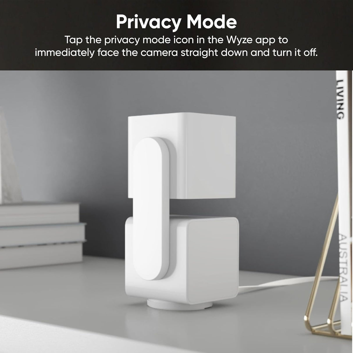 WYZE Cam Pan v3, Câmera de segurança Wi-Fi inteligente para casa, interna/externa com classificação IP65, 1080p, panorâmica/inclinação/zoom, com visão noturna colorida, áudio bidirecional, compatível com Alexa e Google Assistant