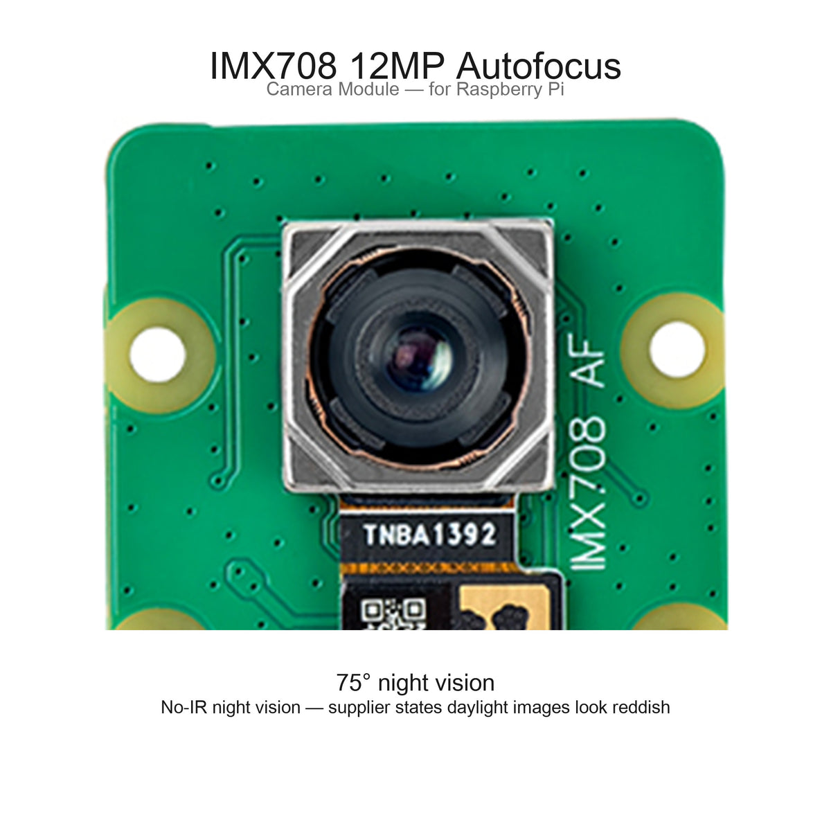 Módulo de câmera CSI IMX708 12MP – Autofoco