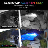 Câmera WYZE v4 (Modelo Mais Recente), Câmera de Segurança 2.5K com IA, Câmeras Internas/Externas para Segurança Residencial, Monitor de Bebê e Câmera para Animais de Estimação, Visão Noturna Colorida Vibrante, Não Requer Assinatura