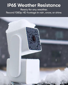 WYZE Cam Pan v3, Câmera de segurança Wi-Fi inteligente para casa, interna/externa com classificação IP65, 1080p, panorâmica/inclinação/zoom, com visão noturna colorida, áudio bidirecional, compatível com Alexa e Google Assistant